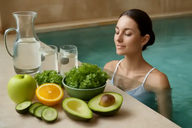 Dieta idratante e terme: alimenti che potenziano i benefici dell’acqua termale