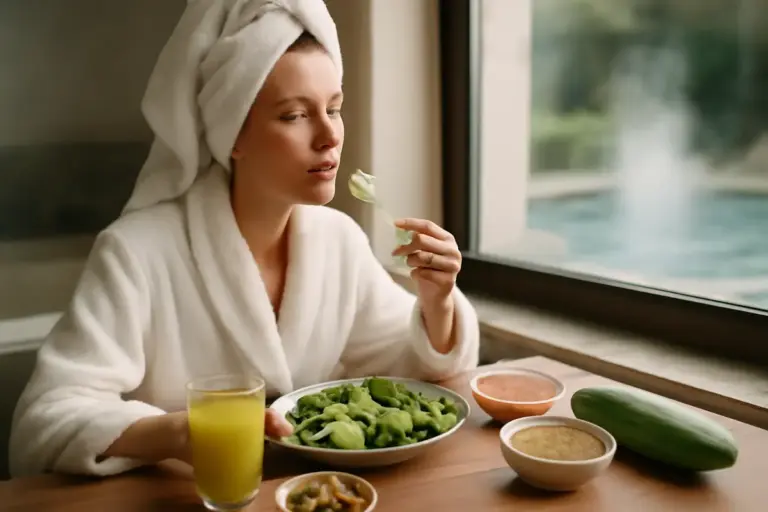 Come favorire il drenaggio linfatico a tavola dopo le terme? Alimenti strategici