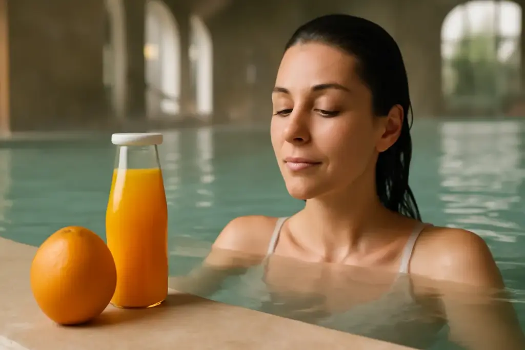 Perché la vitamina C conta quando si va alle terme? Il ruolo poco noto nell’effetto rigenerante